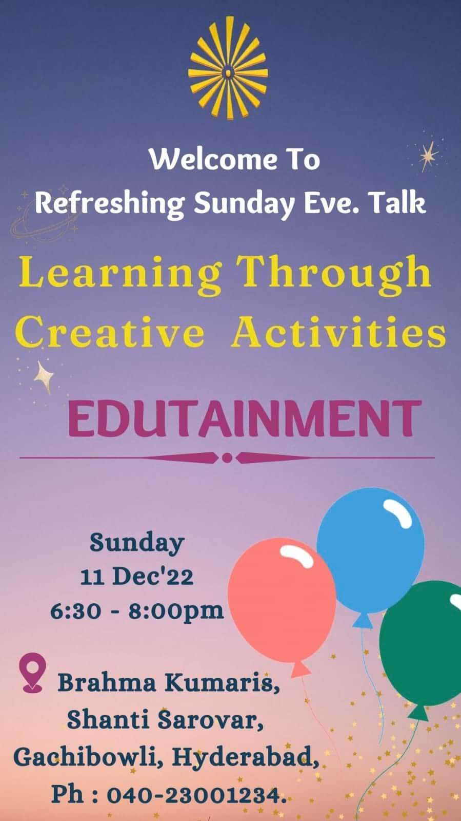 Learning through creative activities – edutainment